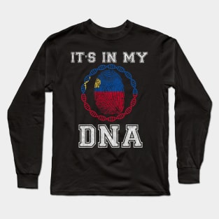 Liechtenstein  It's In My DNA - Gift for Liechtensteiner From Liechtenstein Long Sleeve T-Shirt